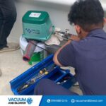 งานซ่อมเครื่องเติมอากาศที่โชว์รูมรถ